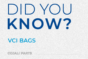 Did you know that at Cojali Parts we use VCI bags to protect the shaft of your clutch?